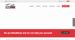 Desktop Screenshot of mindmeshinc.com